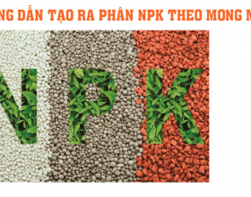 Cách trộn phân đơn thành phân NPK (tính toán lượng phân và cách sản xuất phân NPK)